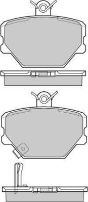 E.T.F. 12-0881 - Kit de plaquettes de frein, frein à disque cwaw.fr