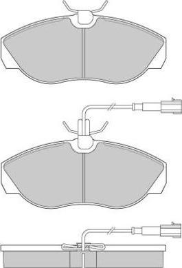 E.T.F. 12-0888 - Kit de plaquettes de frein, frein à disque cwaw.fr