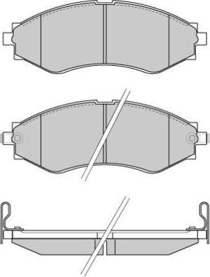 E.T.F. 12-0834 - Kit de plaquettes de frein, frein à disque cwaw.fr