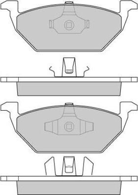 E.T.F. 12-0835 - Kit de plaquettes de frein, frein à disque cwaw.fr