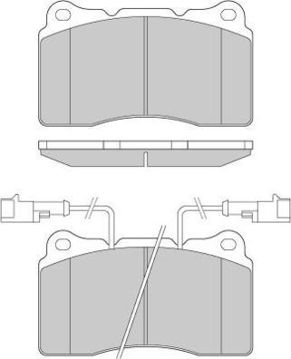 E.T.F. 12-0836 - Kit de plaquettes de frein, frein à disque cwaw.fr