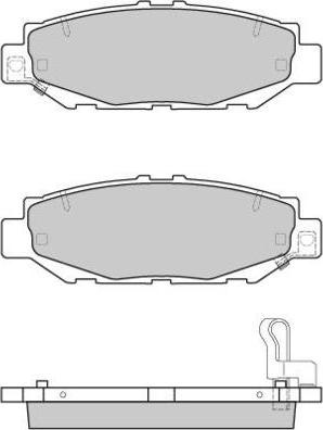 E.T.F. 12-0831 - Kit de plaquettes de frein, frein à disque cwaw.fr