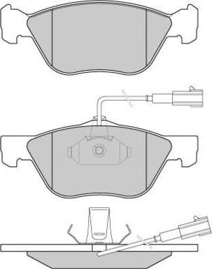 E.T.F. 12-0838 - Kit de plaquettes de frein, frein à disque cwaw.fr