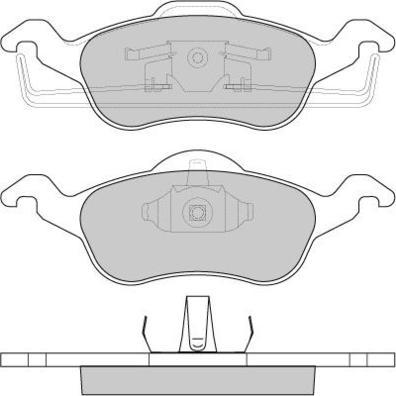 E.T.F. 12-0824 - Kit de plaquettes de frein, frein à disque cwaw.fr