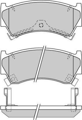 E.T.F. 12-0826 - Kit de plaquettes de frein, frein à disque cwaw.fr