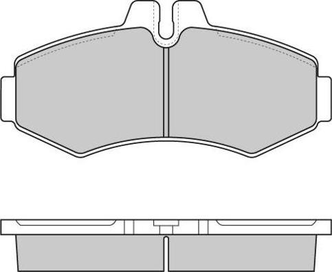 Mercedes-Benz 0034200120 - Kit de plaquettes de frein, frein à disque cwaw.fr