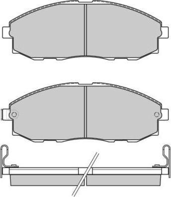 E.T.F. 12-0828 - Kit de plaquettes de frein, frein à disque cwaw.fr