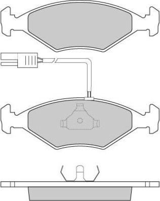 E.T.F. 12-0823 - Kit de plaquettes de frein, frein à disque cwaw.fr