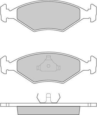 Valeo 540846 - Kit de plaquettes de frein, frein à disque cwaw.fr