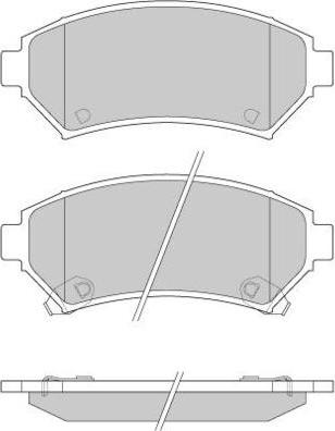 E.T.F. 12-0876 - Kit de plaquettes de frein, frein à disque cwaw.fr