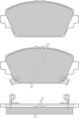 E.T.F. 12-0870 - Kit de plaquettes de frein, frein à disque cwaw.fr