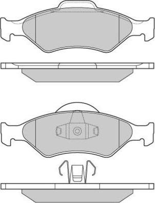 E.T.F. 12-0873 - Kit de plaquettes de frein, frein à disque cwaw.fr