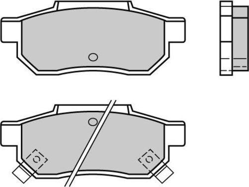 Mintex MDB1375 - Kit de plaquettes de frein, frein à disque cwaw.fr