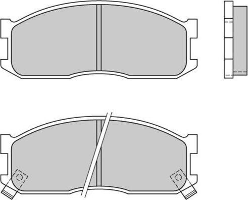 E.T.F. 12-0390 - Kit de plaquettes de frein, frein à disque cwaw.fr