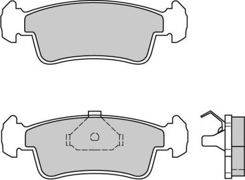 BOSCH 986493360 - Kit de plaquettes de frein, frein à disque cwaw.fr