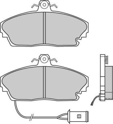 E.T.F. 12-0393 - Kit de plaquettes de frein, frein à disque cwaw.fr