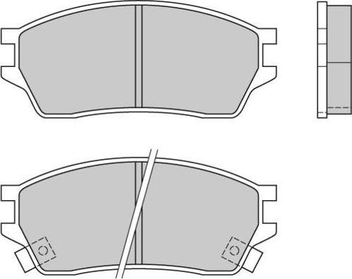 Roadhouse 2243.00 - Kit de plaquettes de frein, frein à disque cwaw.fr