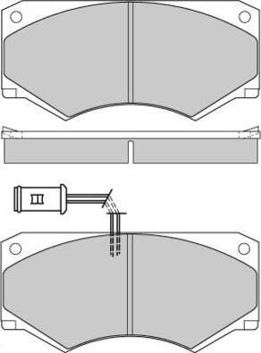 E.T.F. 12-0341 - Kit de plaquettes de frein, frein à disque cwaw.fr