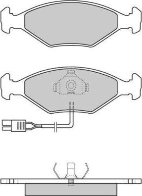 E.T.F. 12-0343 - Kit de plaquettes de frein, frein à disque cwaw.fr