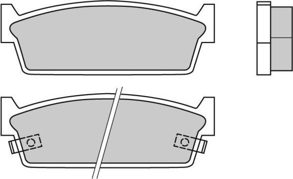 E.T.F. 12-0347 - Kit de plaquettes de frein, frein à disque cwaw.fr