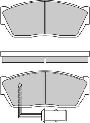 E.T.F. 12-0355 - Kit de plaquettes de frein, frein à disque cwaw.fr