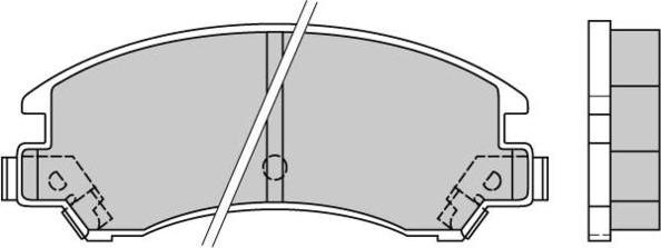 E.T.F. 12-0358 - Kit de plaquettes de frein, frein à disque cwaw.fr