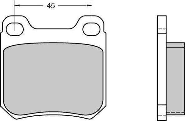 E.T.F. 12-0368 - Kit de plaquettes de frein, frein à disque cwaw.fr