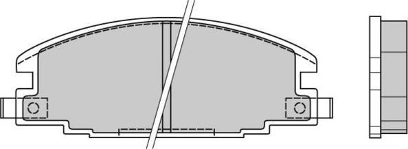 E.T.F. 12-0367 - Kit de plaquettes de frein, frein à disque cwaw.fr