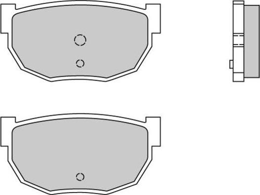 E.T.F. 12-0304 - Kit de plaquettes de frein, frein à disque cwaw.fr