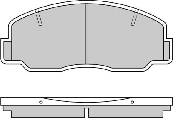 E.T.F. 12-0305 - Kit de plaquettes de frein, frein à disque cwaw.fr