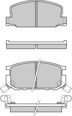 E.T.F. 12-0308 - Kit de plaquettes de frein, frein à disque cwaw.fr