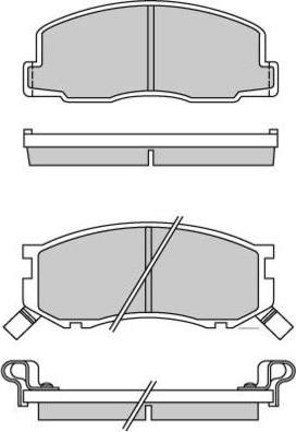 E.T.F. 12-0307 - Kit de plaquettes de frein, frein à disque cwaw.fr