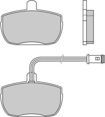 E.T.F. 12-0315-1 - Kit de plaquettes de frein, frein à disque cwaw.fr