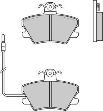 E.T.F. 12-0310 - Kit de plaquettes de frein, frein à disque cwaw.fr