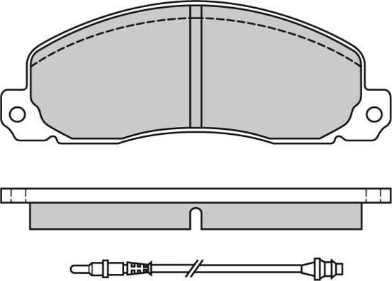 E.T.F. 12-0312 - Kit de plaquettes de frein, frein à disque cwaw.fr