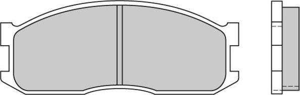 E.T.F. 12-0389 - Kit de plaquettes de frein, frein à disque cwaw.fr