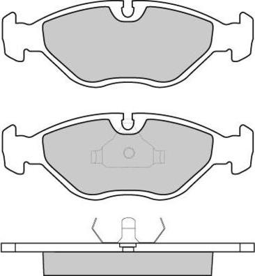 E.T.F. 12-0380 - Kit de plaquettes de frein, frein à disque cwaw.fr