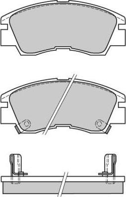 E.T.F. 12-0387 - Kit de plaquettes de frein, frein à disque cwaw.fr