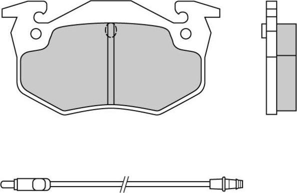 E.T.F. 12-0338 - Kit de plaquettes de frein, frein à disque cwaw.fr