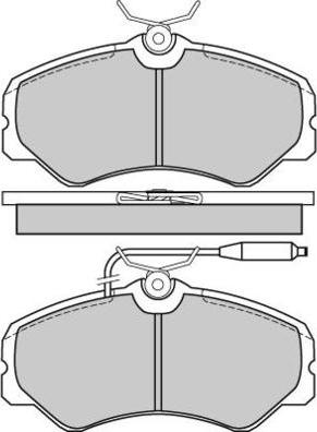 E.T.F. 12-0337 - Kit de plaquettes de frein, frein à disque cwaw.fr