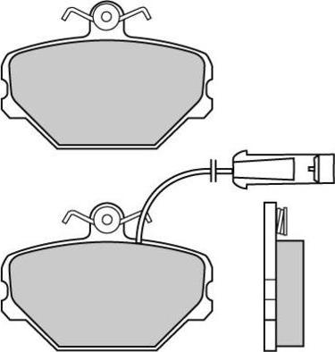 E.T.F. 12-0375 - Kit de plaquettes de frein, frein à disque cwaw.fr