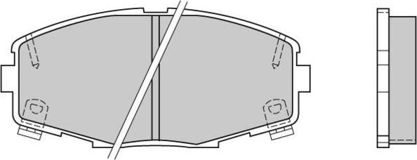 E.T.F. 12-0378 - Kit de plaquettes de frein, frein à disque cwaw.fr