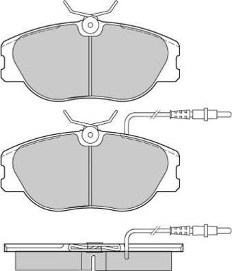 E.T.F. 12-0373 - Kit de plaquettes de frein, frein à disque cwaw.fr