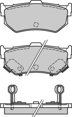 E.T.F. 12-0291 - Kit de plaquettes de frein, frein à disque cwaw.fr