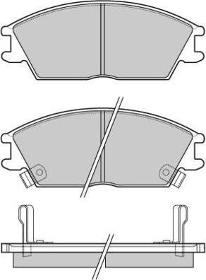 E.T.F. 12-0293 - Kit de plaquettes de frein, frein à disque cwaw.fr