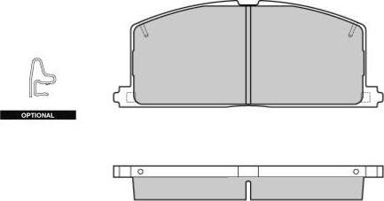 AISIN SN606 - Kit de plaquettes de frein, frein à disque cwaw.fr