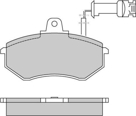 E.T.F. 12-0257 - Kit de plaquettes de frein, frein à disque cwaw.fr