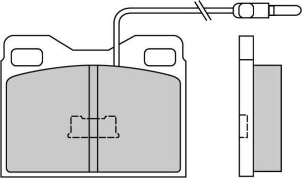 E.T.F. 12-0264 - Kit de plaquettes de frein, frein à disque cwaw.fr