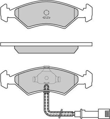 E.T.F. 12-0266 - Kit de plaquettes de frein, frein à disque cwaw.fr