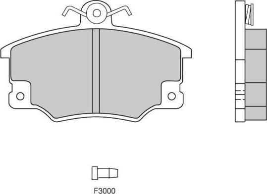 E.T.F. 12-0268 - Kit de plaquettes de frein, frein à disque cwaw.fr